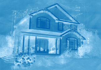 Cozy Home Construction Blueprint Design - Creative Stock Images and Animations for all your Needs at Budget Price.