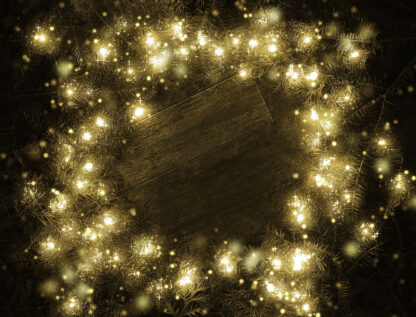 Sepia Round Christmas Lights Set - Creative Stock Images and Animations for all your Needs at Budget Price.