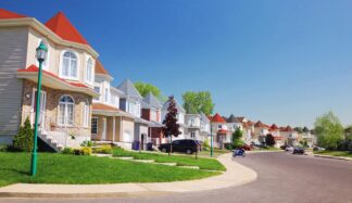 American Perfect Suburban Neighborhood - Creative Stock Images and Animations for all your Needs at Budget Price.