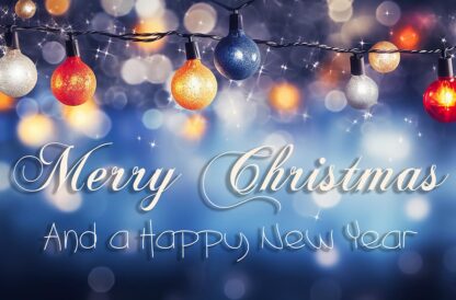 Merry Christmas and a Happy New Year Decorations